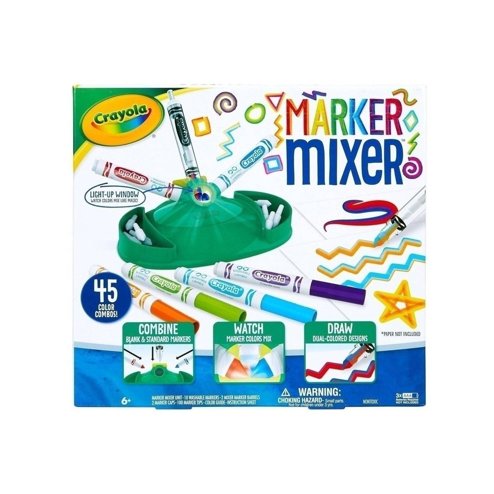 Crayola Marker Mixer Create Dual Colored Markers‎ 45 Color Combos Art Kit ~ New!